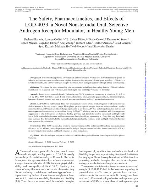 lgd 4033 pubmed healthy young men.
